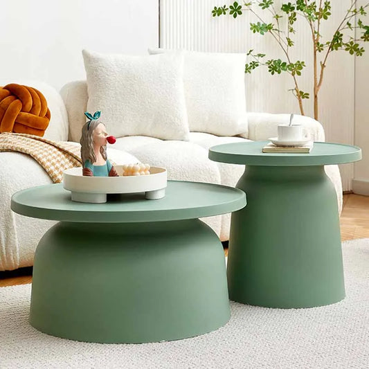 Nordic Design Coffee Tables Living Room Premium Minimalist Coffee Tables round Colorful Tavolino Da Salotto Loft Decor Interior